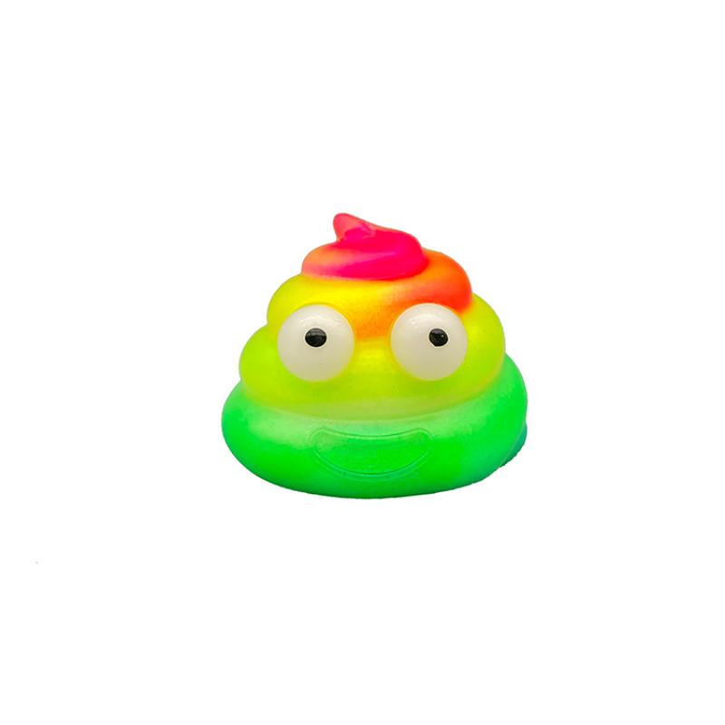 Rainbow Poop Prank Toy Decompression Novel Creative Funny Abstract Poop Simulation Decompression Toy
