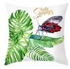 Home Decor Tropical Animals and Leaves Decorative Pillow Covers Pattern Cushion Cover Suitable for Sofa Bedroom Car Pillow Cover