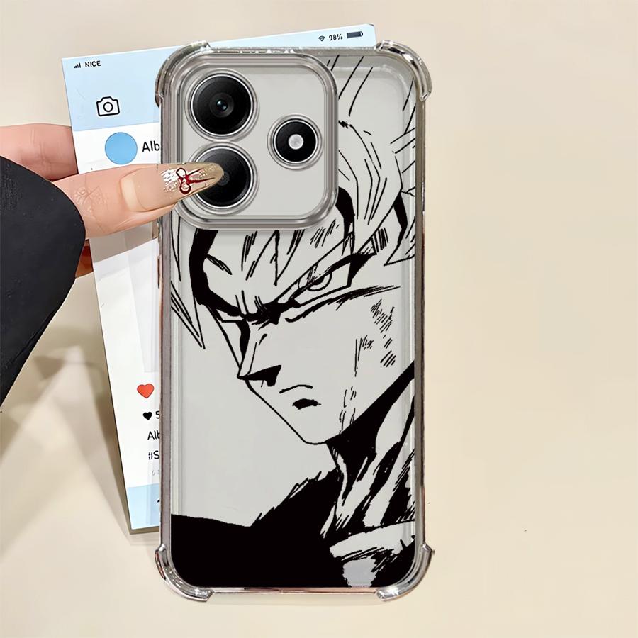 

Чехол для телефона Redmi Note 14 Pro Plus 11s 9 Pro A3 A5 Note 13 K80 11 12 13C 10 Lite с рисунком из аниме Dragon Ball Redmi A5 4G (171mm)