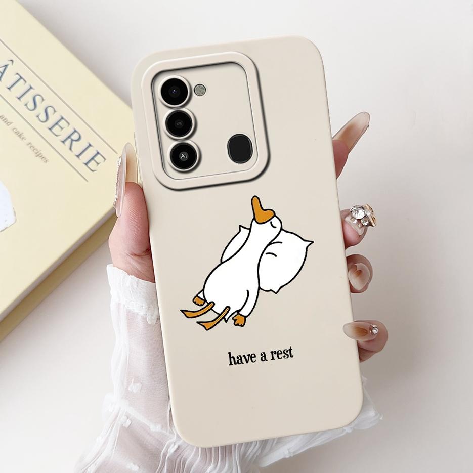 For Tecno Spark Go 2022 Case KG5 KG5h Cute Panda Cartoon Cover For Tecno Spark 8C Spark8C KG5k KG5j Phone Case Soft Fundas Coque