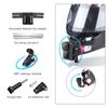 Motorcycle Helmet Chin Stand Mount Holder 360 Degree Rotation Bracket Compatible For Gopro10/9 Dji