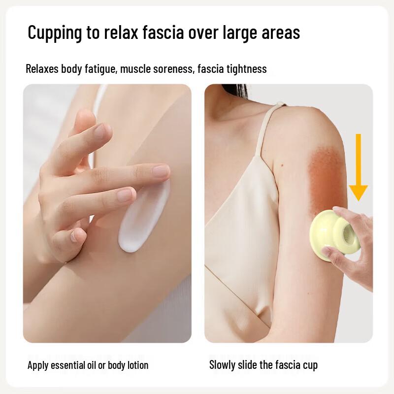 HEZHENG Silicone Fascia Cupping Set