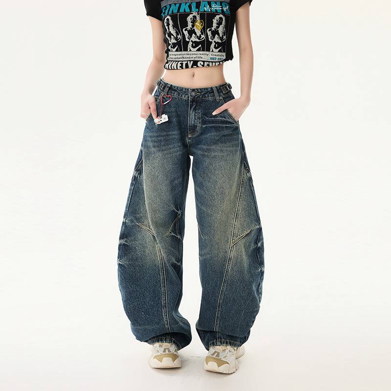 JYL Men s Cargo Pants American Camo Summer Niche Detachable Loose Straight Denim 2XL спаржевый