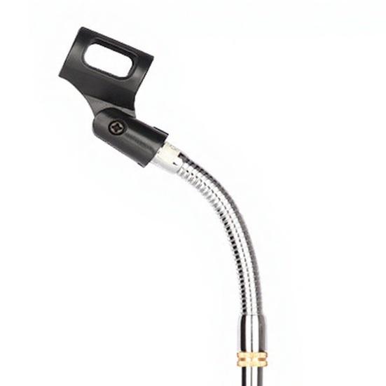 Yousheng Desktop-Mikrofonstativ Schwanenhals Metall Schwerlast Mikrofonhalter für Handmikrofone Tragbare Stabile Mikrofonhalterung für Tisch Schreibtisch