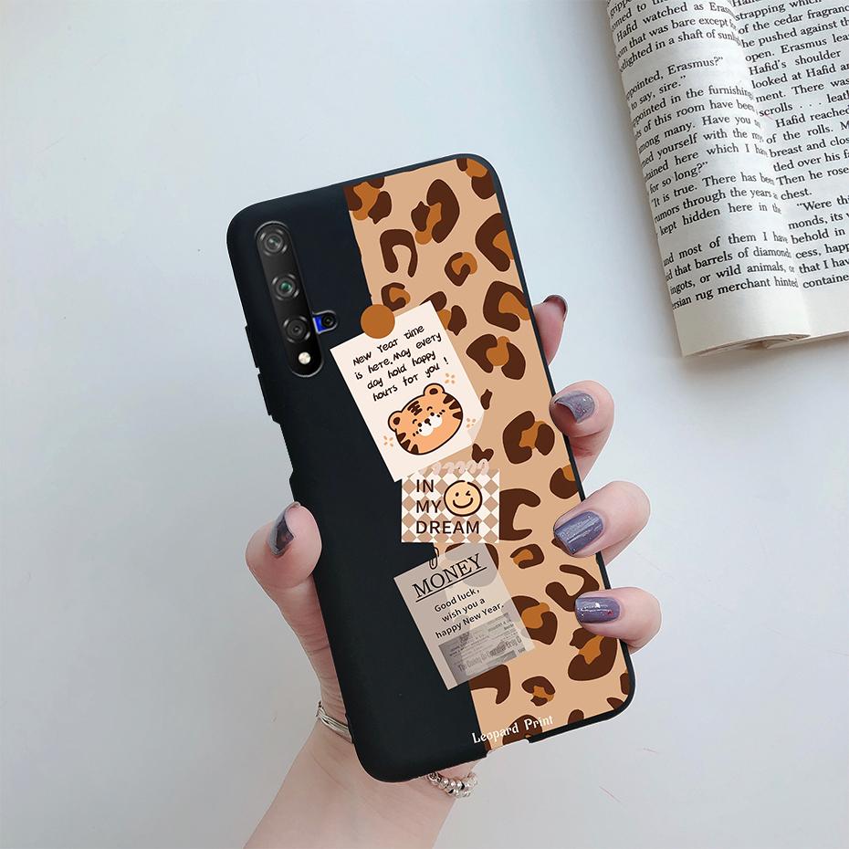 For Honor 20 Case For Honor 20 Pro YAL-AL10 Cover Cute Cat Cartoon Painted Phone Case For Honor20 20Pro YAL-L21 Soft Bumper Capa