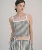 Siyajyu Sitp5116 Striped Terry Bustier_Deep Navy