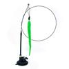 Plastic Sucker Wire Cat Teaser Stick With Suction Cup Cat Playing Teaser Wand Toy  Relieve Boredom