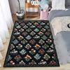 Bohemian Vintage Floral Rug Soft Non-Slip Stain-resistant Area Carpet for Living Room Bedroom Boho Retro Nordic Decor Floor Mat