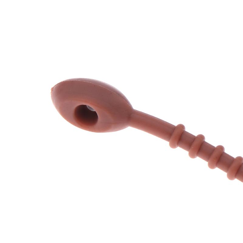 10Pcs Cute Candy Color Silicone Reusable Bag Ties Twist Wire Fasten Cable Zip Tie Headset Data Line Universal Lanyard Strap