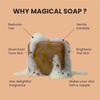 Ghar Ka Soap Sandalwood & Saffron Magic Soaps For Bath (300 Gms Pack Of 3) | Paraben Free | Skin Brightening Soap For Men & Women
