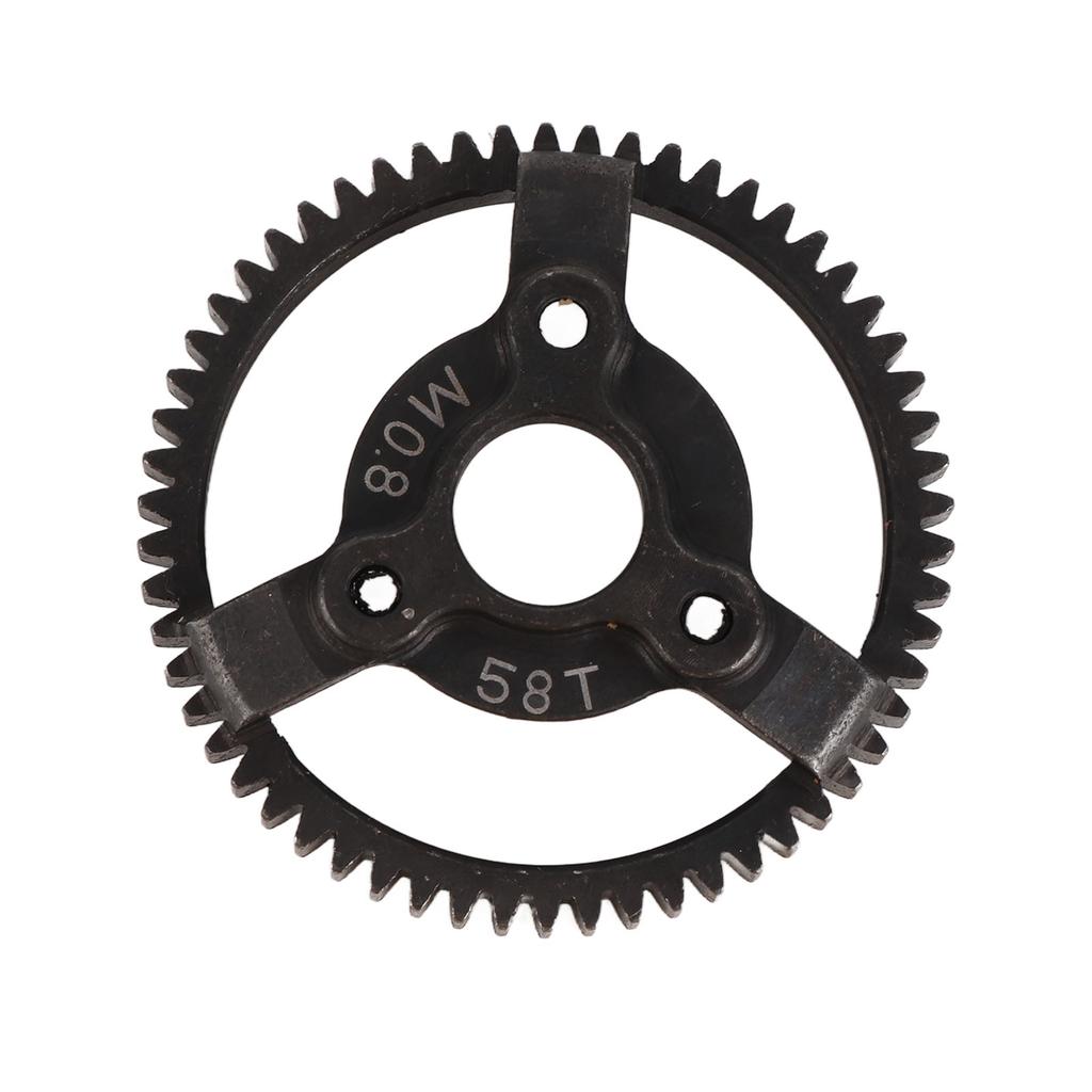 RC Car Steel Spur Gear 32P 0.8M Steel Spur Gear Replacement for Traxxas Slash 1 10 2WD 58T