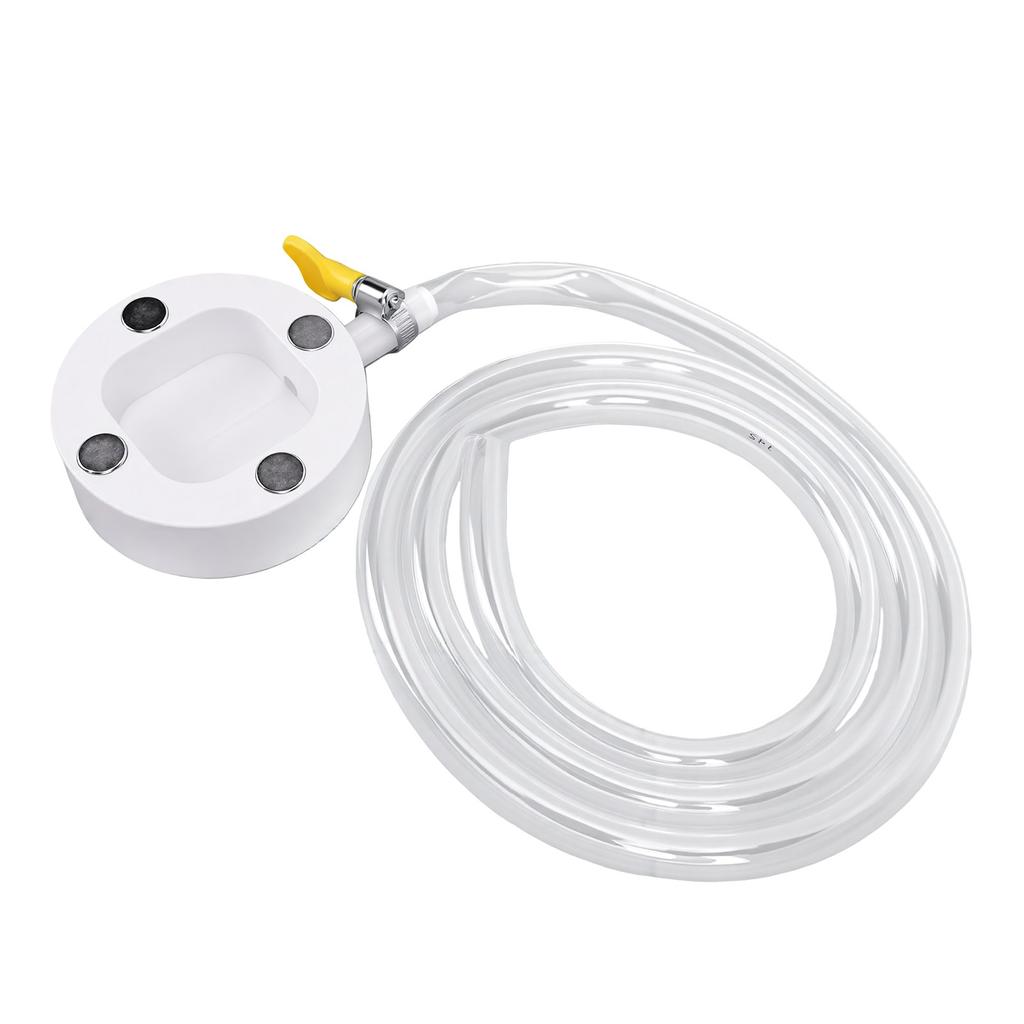 Magnetic Window AC Drain Kit Clear Condensate Drain Hose with Stainless Clamp Magnetic Drain Adapter for Window AC and Split Units 4FT