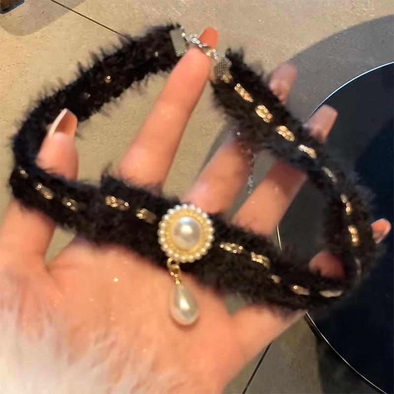 Шикарный чокер с подвеской-звездой: Универсальное ожерелье Осень/Зима - Сладкий, Пряный и Крутой Рождественский стиль в японском духе