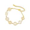Lucky Seven Yoga Elements Gold Bracelet For Women Fringe Jewelry Birthday Gift