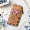 Skull Ice Cream Pattern Long Wallet Forever Fashion Credit Card Holder Purse