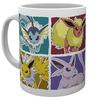 Tasse - pokemon - entwicklungen - weiß - zylindrisch - spülmaschinenfest