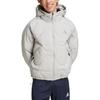 Adidas Warme Bequeme Sportliche Kapuzen-Daunenjacke Unisex Jacken Hellgrau JG5928