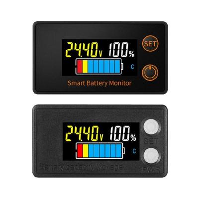 Battery Monitors, Digital Battery Capacity Tester, DC7V-100V Voltage Meter Tester Voltmeter Monitors Waterproof