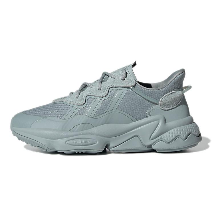 

Adidas Originals Ozweego J Comfortable Abrasion Resistant Breathable Low top Kids Lifestyle Shoes Gray Blue Teenagers H04129 36⅔