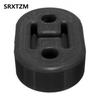 4pcs BLACK Universal Car Polyurethane Rubber 2 Hole 11MM Exhaust Muffler Hanger