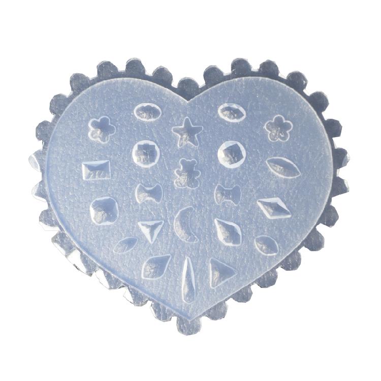 Beatiful Silicone Nail Template Flower Mold DIY Nail Art Mold Silicone Assorted