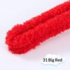 100 cm 20 mm Jumbo Korálový Fleece Plyšové Čističe Dýmek Super Silné Nadýchané Chenille Stonky Pro DIY Umělecké Panenky Zvířecí Hračky Dekorace