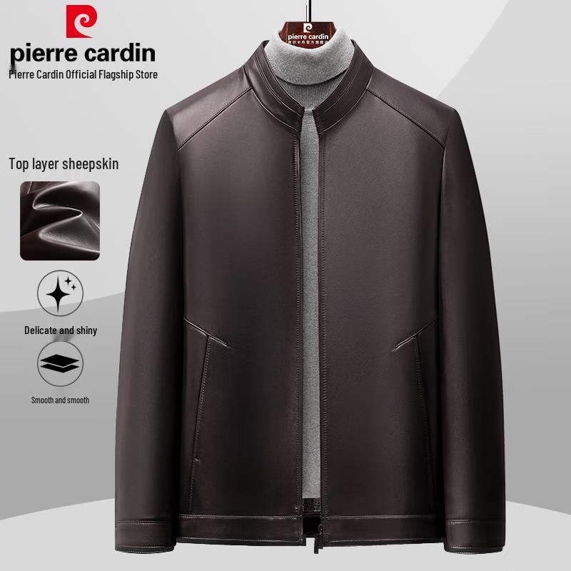 Pierre Cardin Men's Genuine Sheepskin Leather Jacket