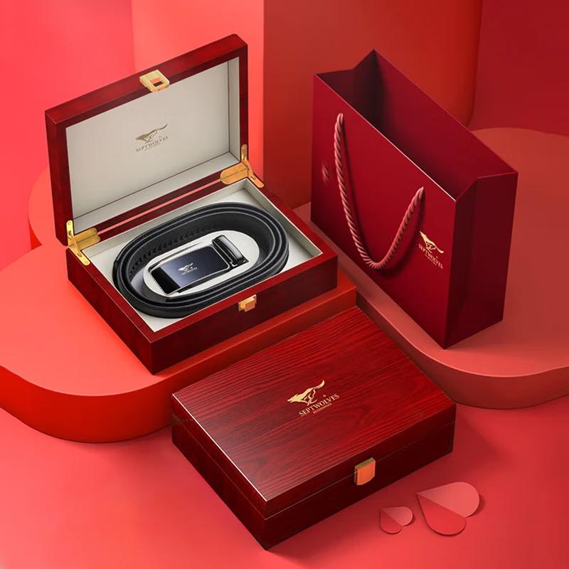 Septwolves Men s Genuine Leather Belt 120cm