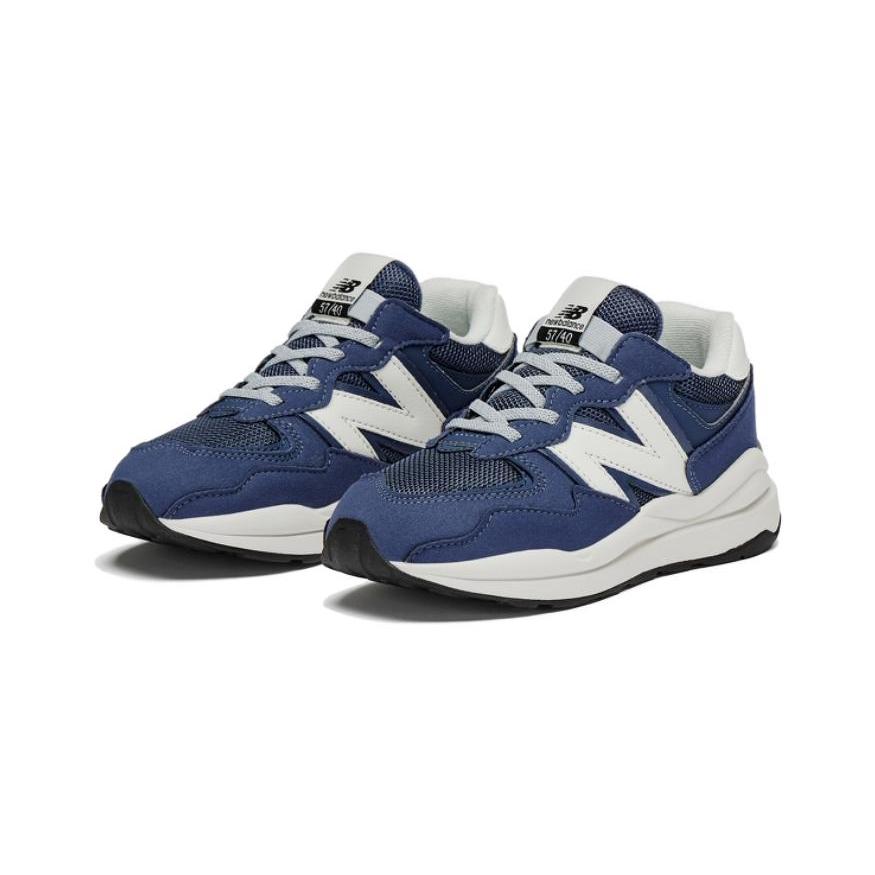 New Balance Abrasion Resistant Low top Running Shoes Blue White Children Aged 3 7 Years Old PV5740VA