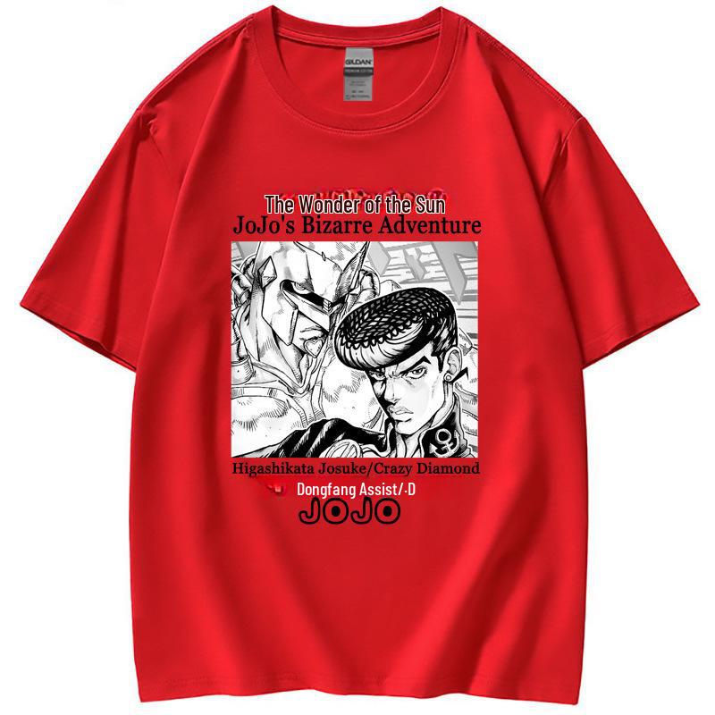 JOJO's Bizarre Adventure Touhou Josuke Crazy Diamond Loose Short Sleeve T-shirt Women