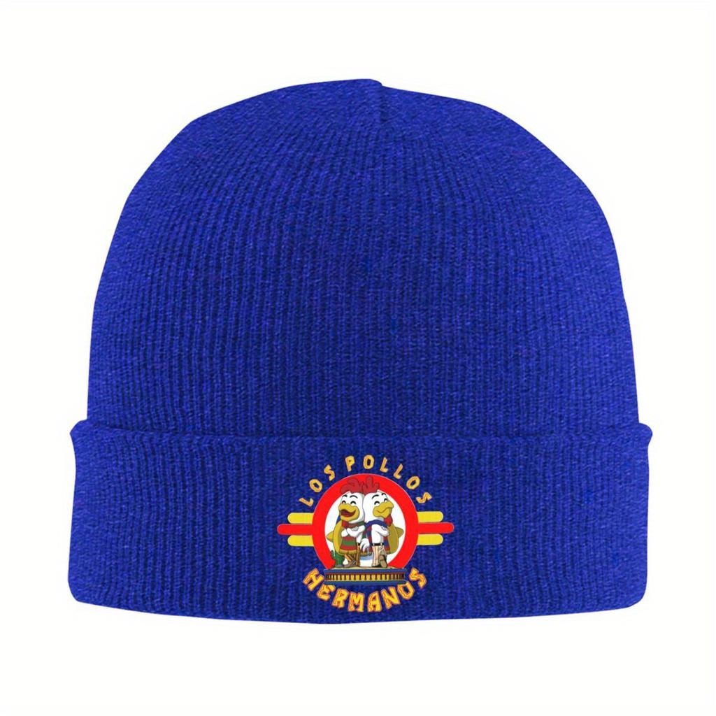 Los Pollos HerUnisexos Hat Autumn Winter Beanies Warm Breaking Bad Chicken Cap FeUnisex Unisex Acrylic Bonnet
