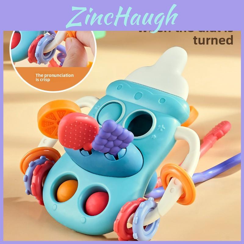 Baby Pull And Grip Toy With Soft Silicone Material For Infant Hand Development