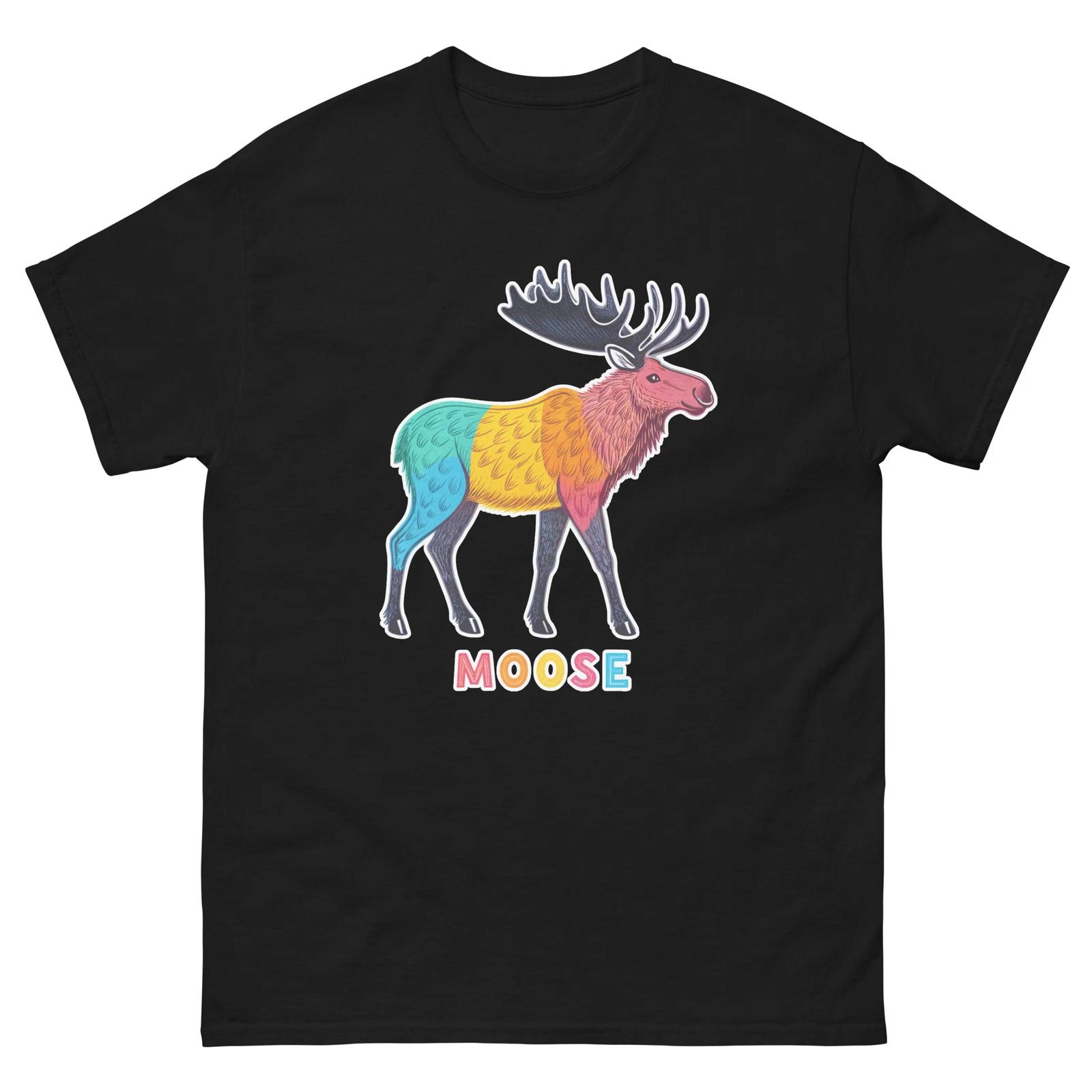 Moose Animal Nature Wonderful Amazing T-Shirt S
