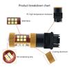 Universal Daytime Running Lamps LED Fog Lights Bulb 3030 Chips Car Driving Lamp Auto Light 1156/1157/7440/7443/3156/3157