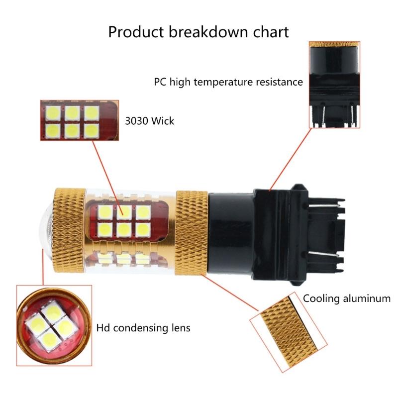 Universal Daytime Running Lamps LED Fog Lights Bulb 3030 Chips Car Driving Lamp Auto Light 1156/1157/7440/7443/3156/3157