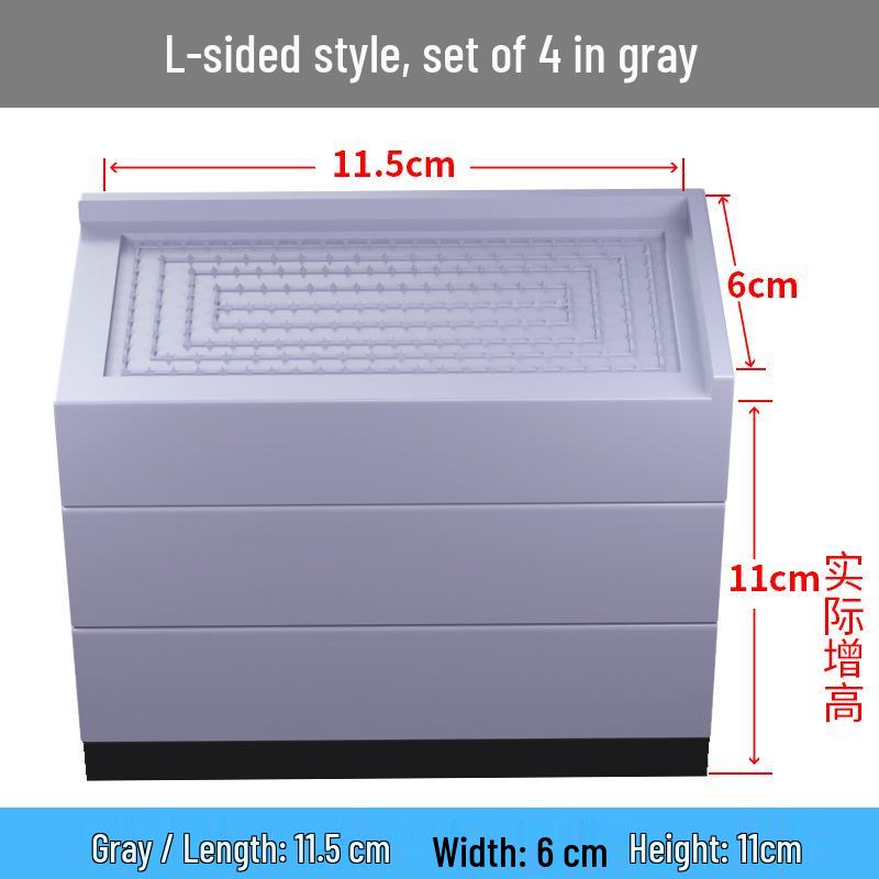 "Non-Slip Furniture Leg Pads: Height-Boosting Support for Tables & Sofas"