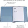 New Cross-Border Product In Case I Go Missing Binderpocket Leather File Folder Accordion Document Bag