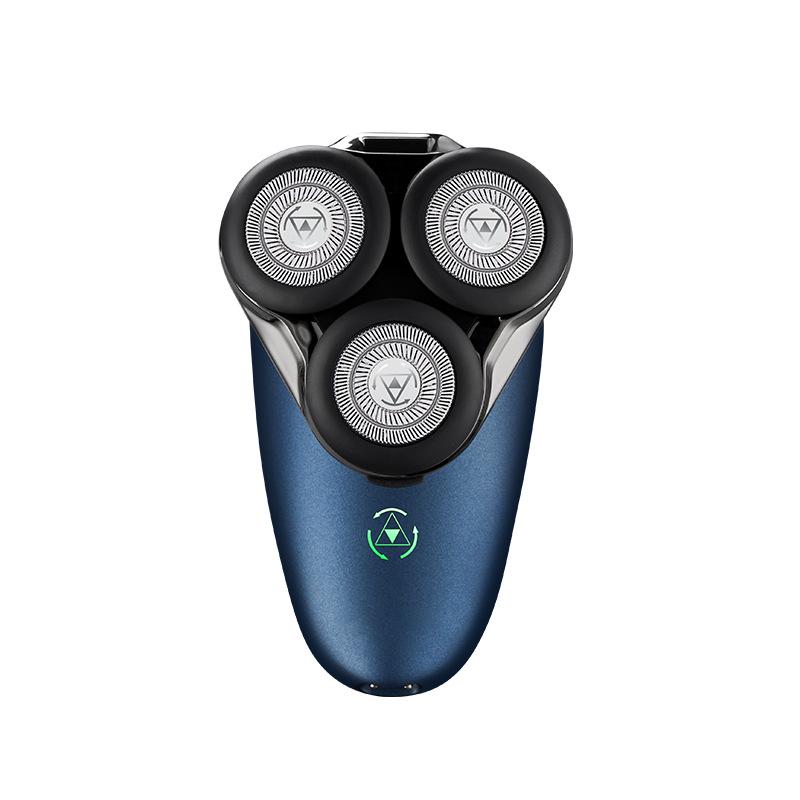 2025 Triple-Head USB Rechargeable Washable Shaver with Flip-Top & Large Capacity Battery