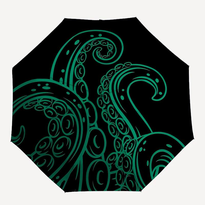 

1pc Octopus Tentacles Automatic Folding Umbrella, Portable & Foldable Design with 8 Ribs, Casual Outdoor Accessory yy250805130