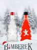 5x CHRISTMAS TREE 250ml Bottles WITH PRINT Liqueur, Tincture, Juice CHRISTMAS BOTTLES