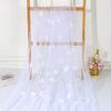 Pearl Embellishments Flower Pearl Tablecloth Elegant Tulle Fabric Tablecloth  Bridal Shower