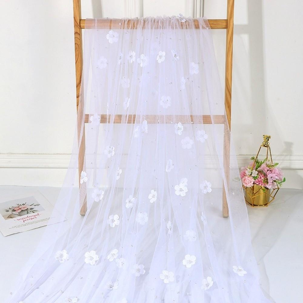 Elegant Table Runner Pearl Embellishments Wedding Table Runner Bridal Shower