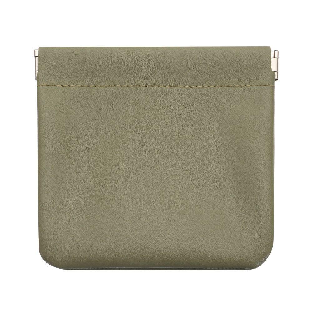 Fashion PU Leather Earphone Storage Bag Coin Pocket Purse Mini Wallet Key Organizer Money Change Pouch Women Credit Card Holder