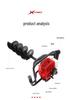 52CC High-Power Gasoline Earth Auger and Soil Digger Tool