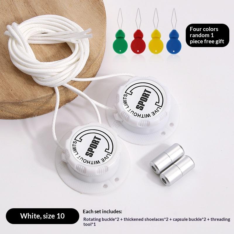 1/3 Sets Lace-Free Swivel Buckle Sports Shoe Laces For Men And Women Casual Lazy Shoes Lace Diy Accessories