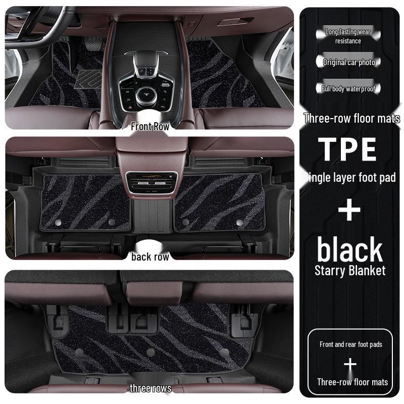 TPE Full-Coverage Floor Mats for Chery Tiggo 8, 6 & 7-Seater (2018-2025 Pro Plus Models)