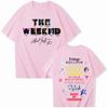2026 The Weekndd Album Hurry Up Tomorrow T-Shirts Man Women Summer Casual O-Neck Short Sleeve Shirts Y2k Short Sleeves Classic