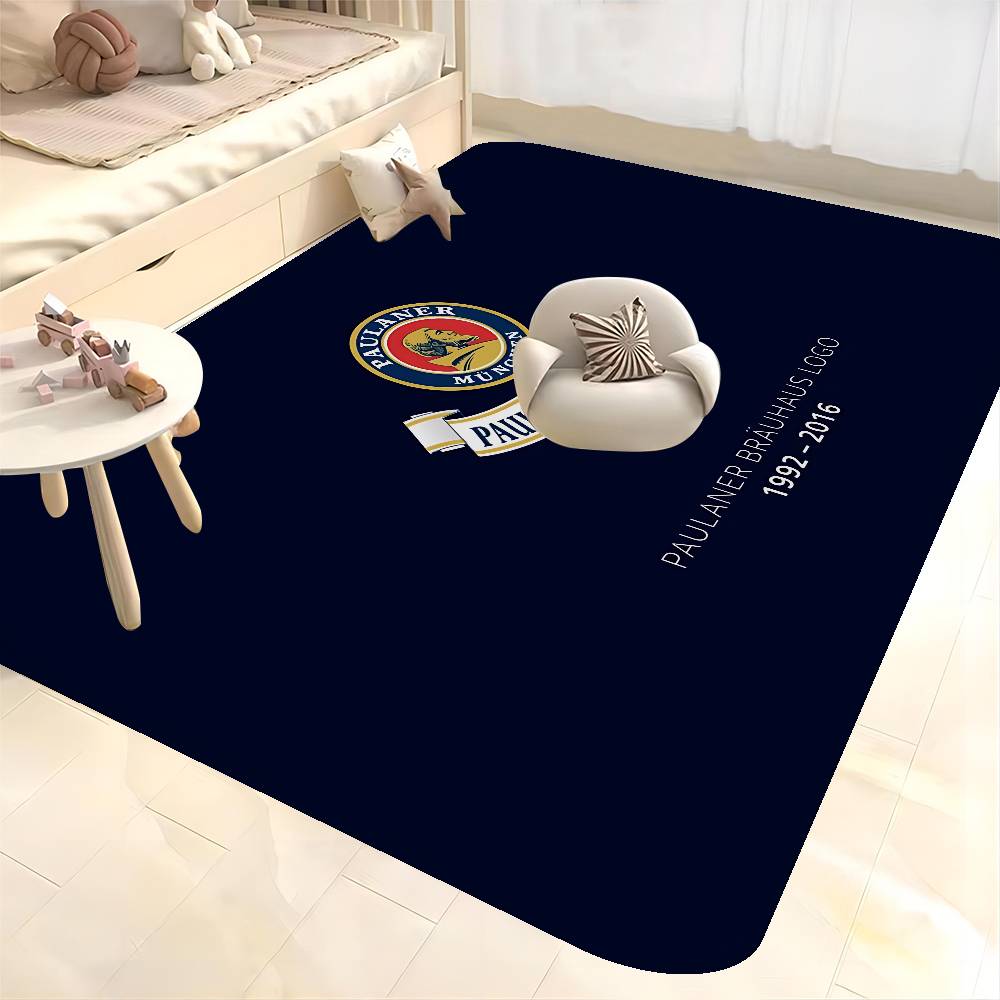 German Beer Paulaner Entrance Door Mat Nordic Style Bedroom Living Room Doormat Home Balcony Anti-Slip Modern Home Decor