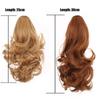 Bybrana Beauty Long Hair Bun Wig PonyTail Matte High Temperature Silk Fiber Claw Clip