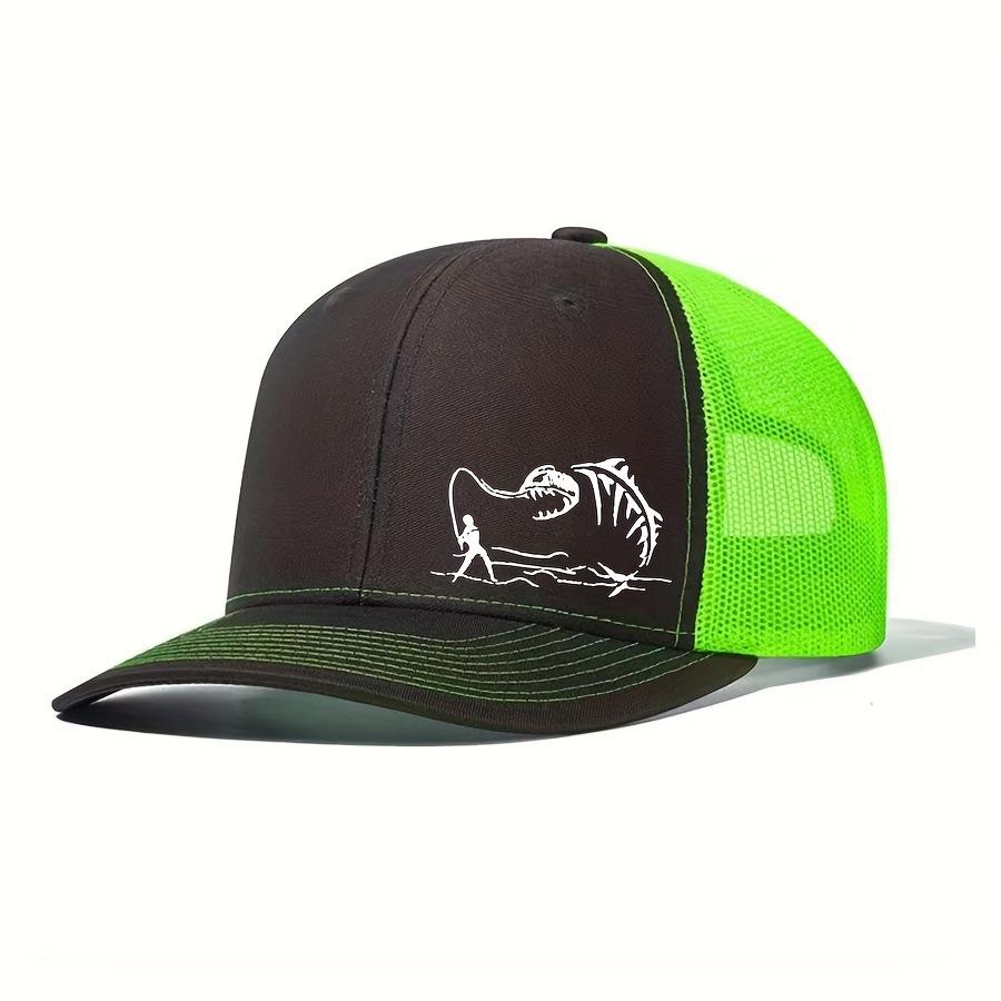 Nieuwe Unisex Ga Vissen Borduurwerk Baseball Net Caps Lente en Zomer Buiten Verstelbaar Casual Hoeden Zonbescherming Hoed